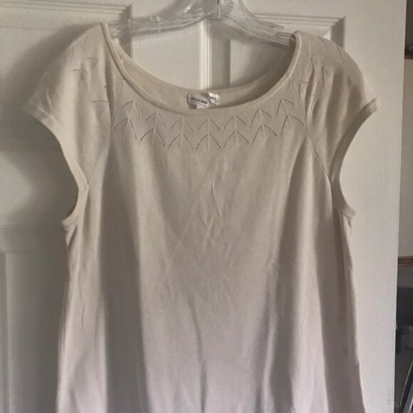 Vintage Isaac Mizrahi for Target Silk/Cotton Short Sleeve Sweater - Picture 3 of 9